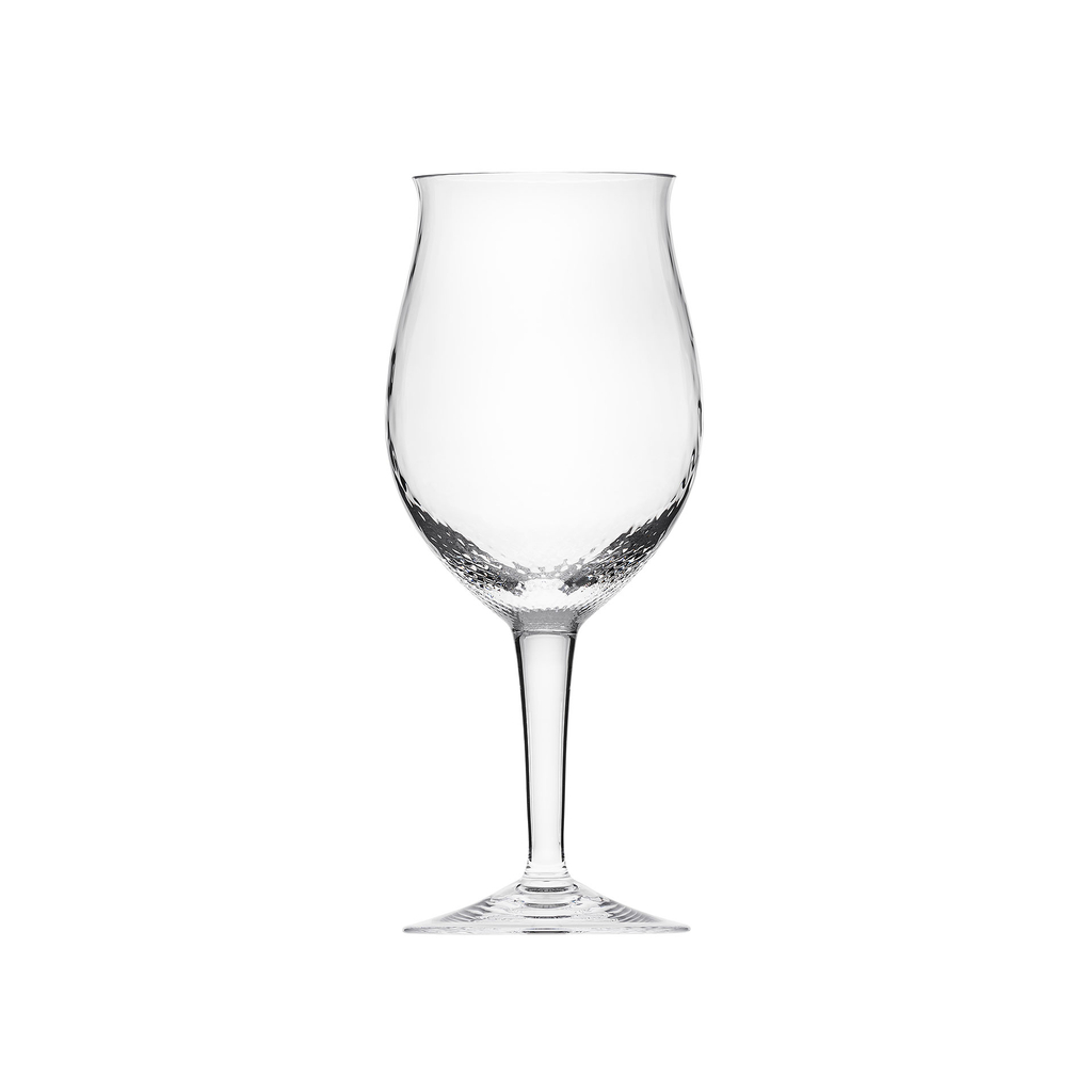 590 ml red wine glass of cut Moser crystal