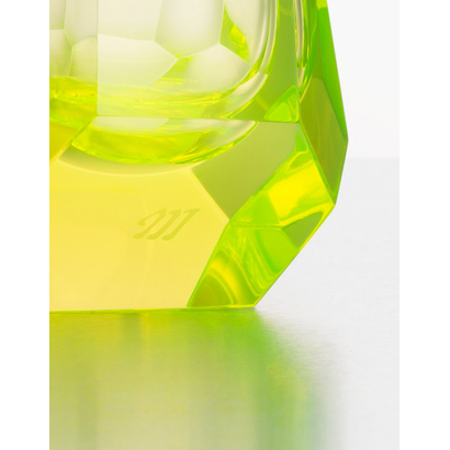 Pear vase, 13 cm, uranium