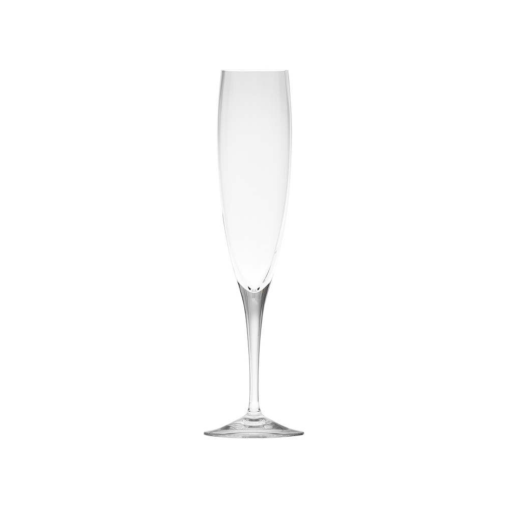 Bohemian crystal champagne flute glass (200 ml) by Moser