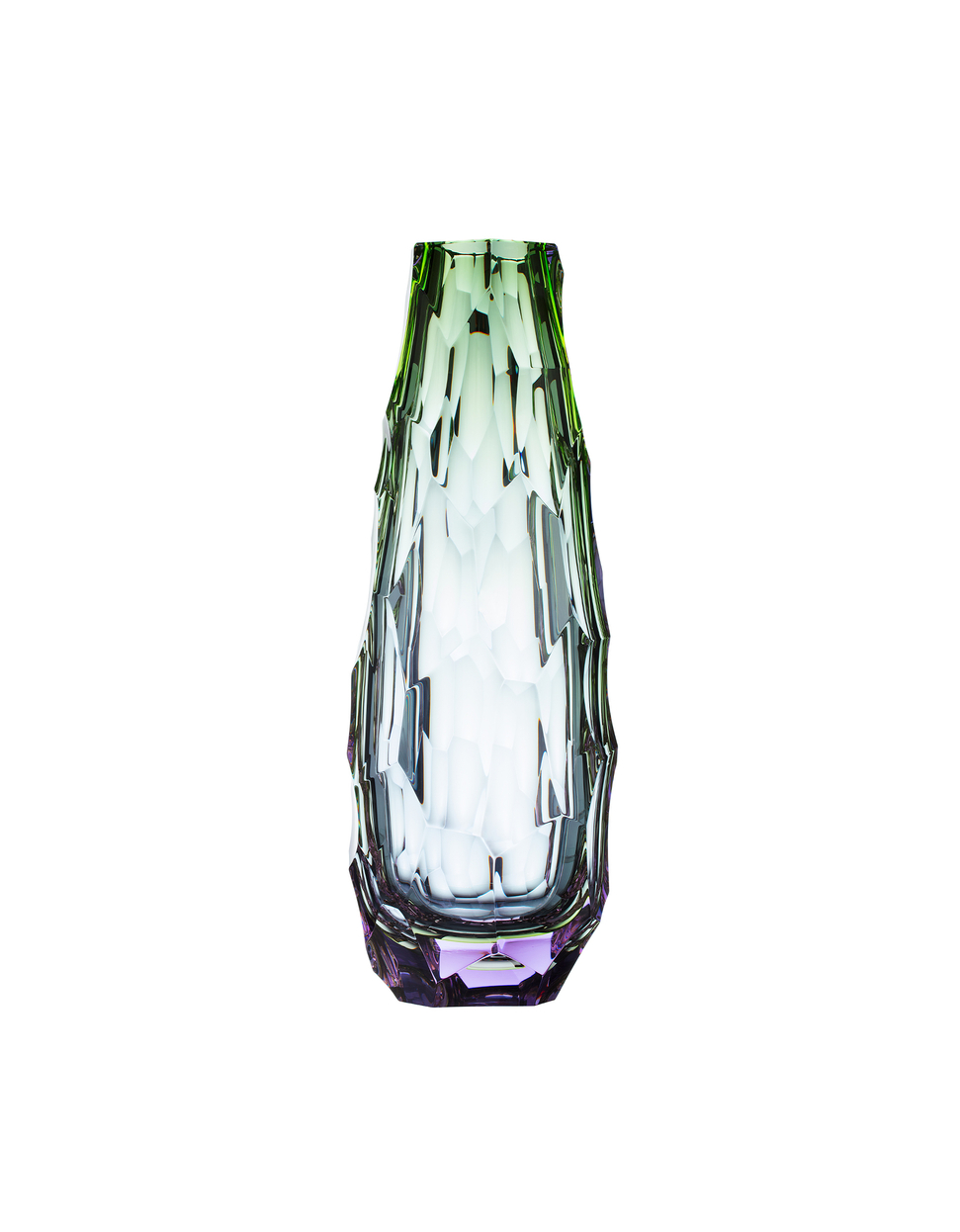 Váza (40,5 cm) z broušeného křišťálu | Kolekce Stones Moser - Moser