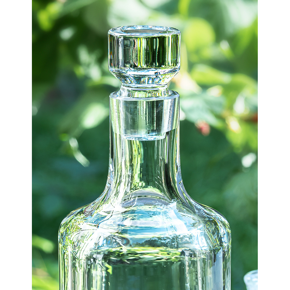 Maverton Whisky carafe + 2 glasses with engraving - 23 fl oz. classical  spirits decanter for man - Elegant whisky set for him - For Birthday 